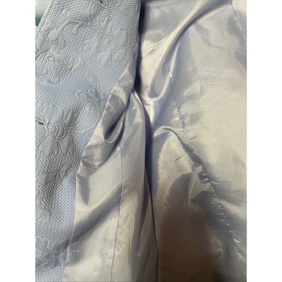 Sag Harbor Light Blue Jacket Size 12 - Unique Purple Buttons - Lined/Long Sleeve - Picture 10 of 10